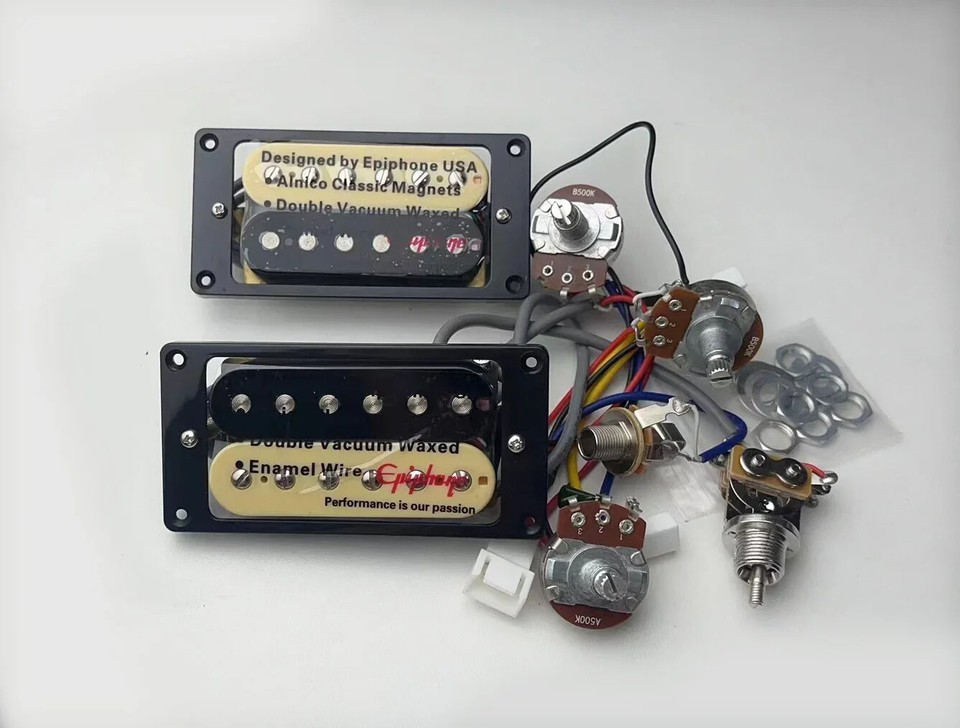 EpI Double Coil Guitar Pickup 1V1T/2V1T Wiring Harness Available eBay