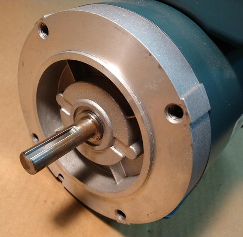 New 1/4HP Three phase Electric Motor 3ph 850 RPM 230/460 volts Frame FB56C 460v - Picture 3 of 5