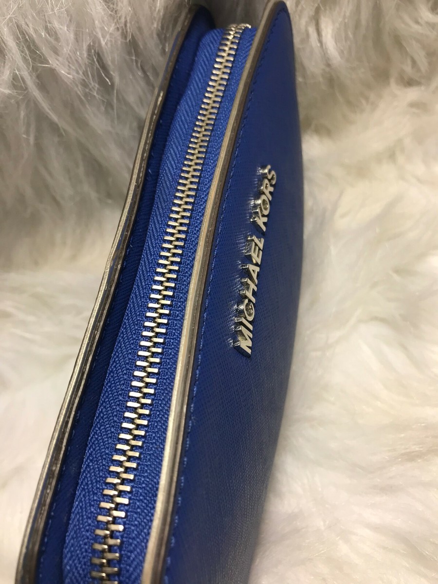 MICHAEL KORS 青 ネイビー 長財布 MICHAEL KORS 長財布 - メルカリ