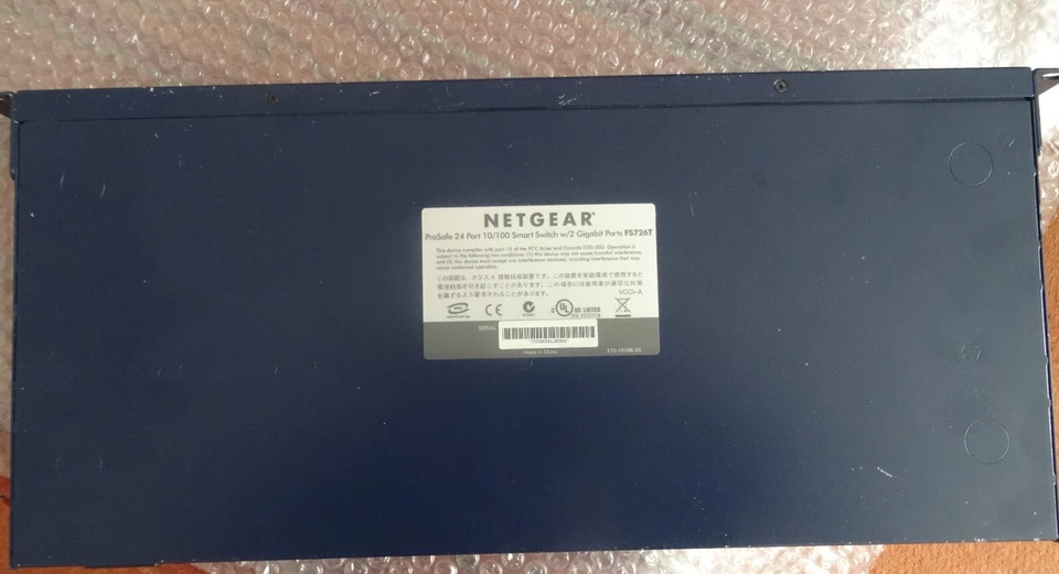 Netgear FS726T ProSafe 24 Port 10/100 Mbps Fast Ethernet Swicht