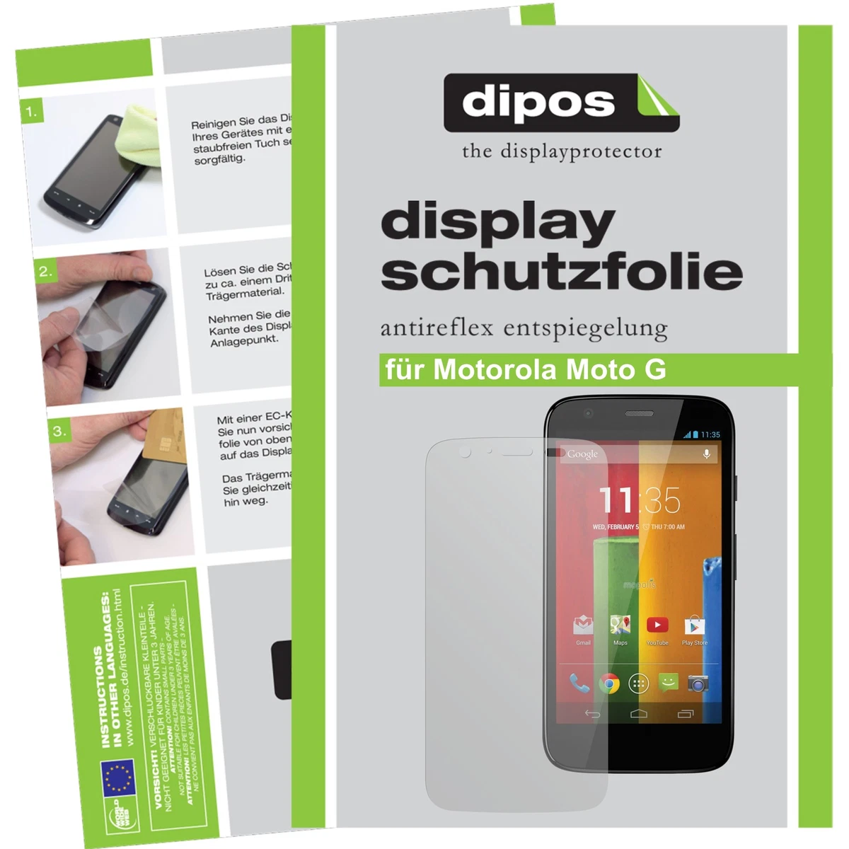 4x Pellicola Protettiva per Motorola Moto G34 5G Protezione Schermo Claro