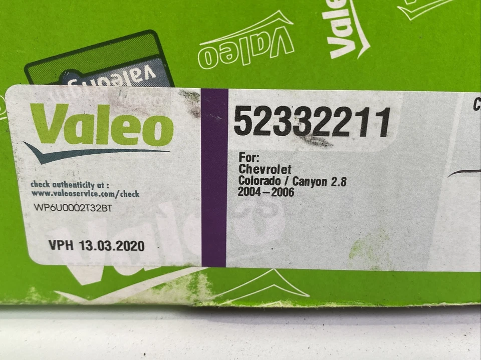 Chevrolet Colorado 2004-2006 kit de embrague de transmisión 2,8 L Valeo 52332211 nuevo Foto 3 de 4