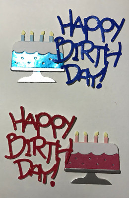 Zwei Geburtstag Feier Kuchen Kuchen & Satz Karte Scrapbooking Stanzformen