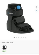 NEW-United Ortho Short Air Cam Walker Fracture Boot, Small, Black