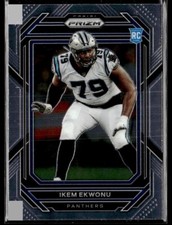 2022 Panini Prizm Ikem Ekwonu RC #366 Carolina Panthers
