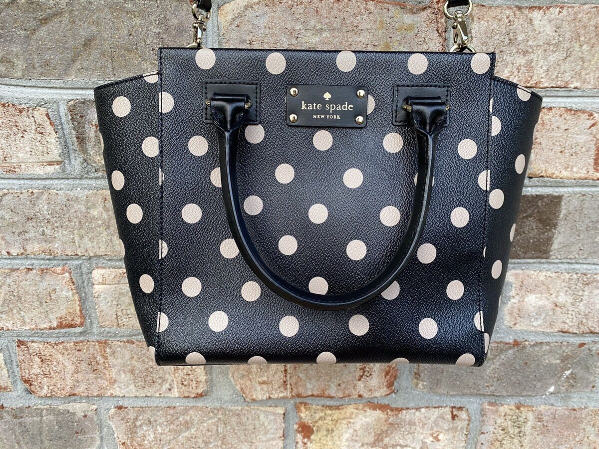 Kate Spade Small Camryn Wellesley Printed Handbag Black Kate Spade Small Camryn Wellesley Printed Handbag Black