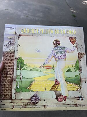 Elton John Goodbye Yellow Brick Road LP 2 Albums 1973 Trifold MCA 10003 Vinyl