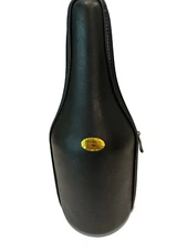 Caddy O Black Leather Tote Wine Bottle Carrier/Cooler Chiller No Corkscrew