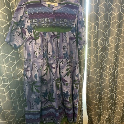 drapers and damons dress 1X 100% Cotton