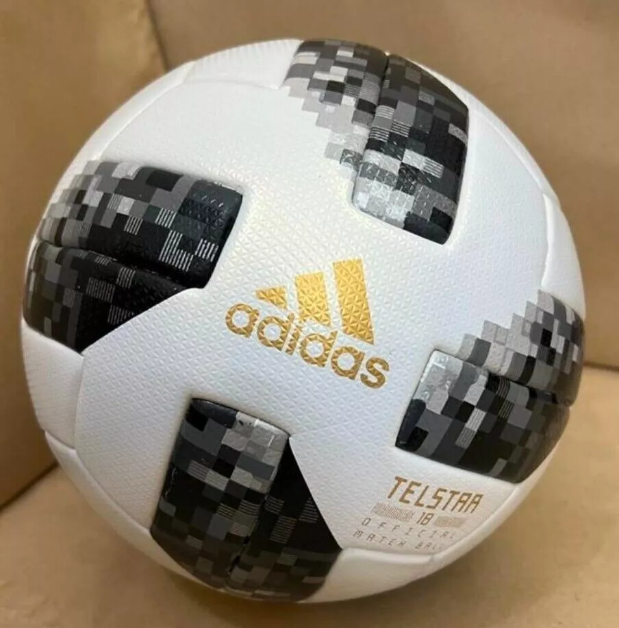 adidas Copa do Mundo Oficial 2018 Telstar, Bola Oficial, Branco, Tamanho 5