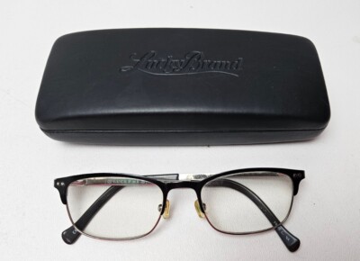 Lucky Brand Lucky Me Smarty Eyeglass Frames 48-17-135 Black Metal