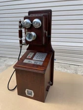 Vintage Retro Japanese Public Phone Pink Telephone Payphone Super Rare Showa 