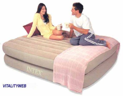 INTEX HOME COMFORT QUEEN AIR BED RAISED MATTRESS AIRBED - NEW