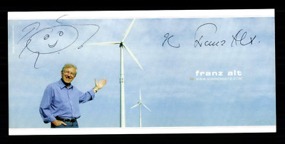 Franz Alt Autogrammkarte Original Signiert # BC G 21292