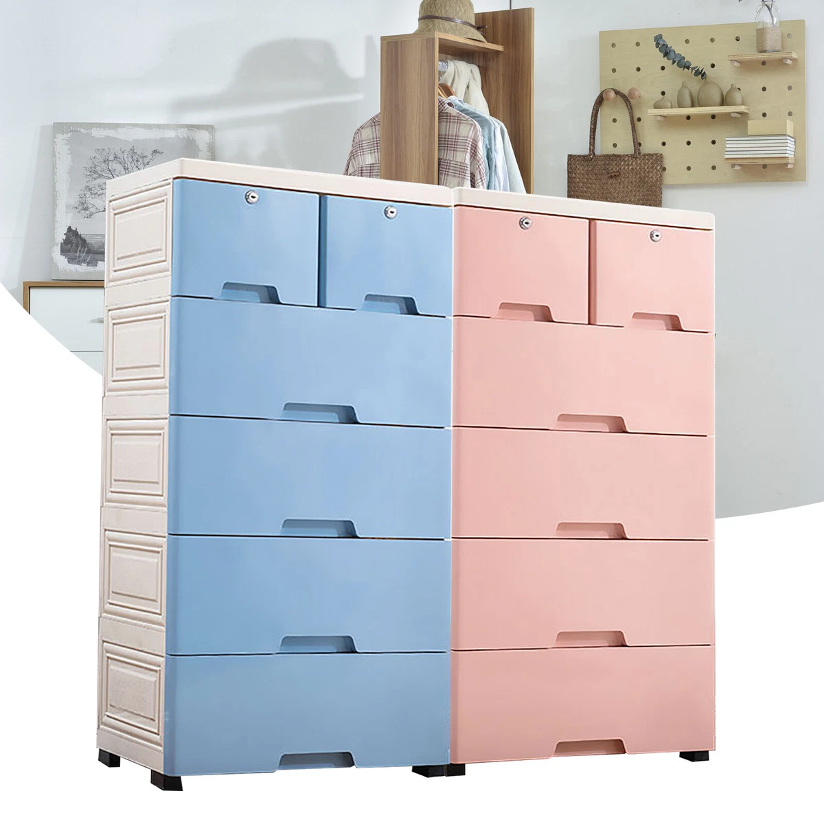 Storage Cabinet, Home Clothes Storage Cabinet, Bedroom Organizer