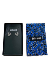 Orecchini a perno Just Cavalli Animal Tiger Panther in argento