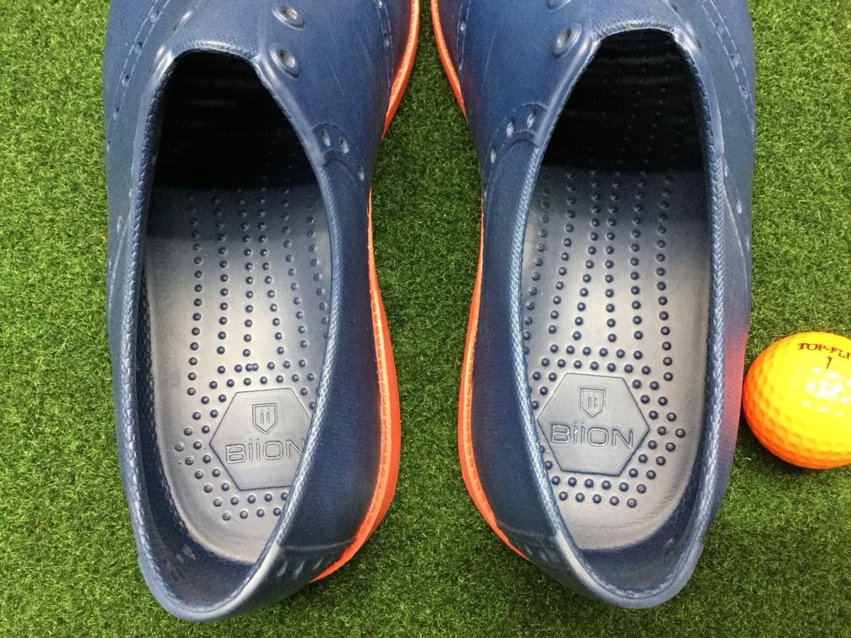 Biion The Oxford Unisex Blue & Red Golf Shoes Women Size 10 
