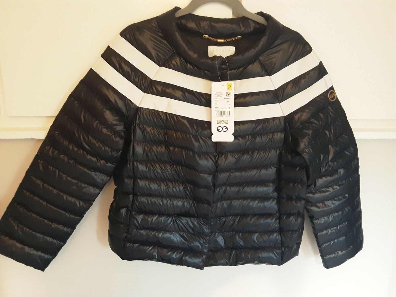 BNWT ESCADA NAVY BLUE LADIES DOWN JACKET SIZE 36 UK 8 RRP £699