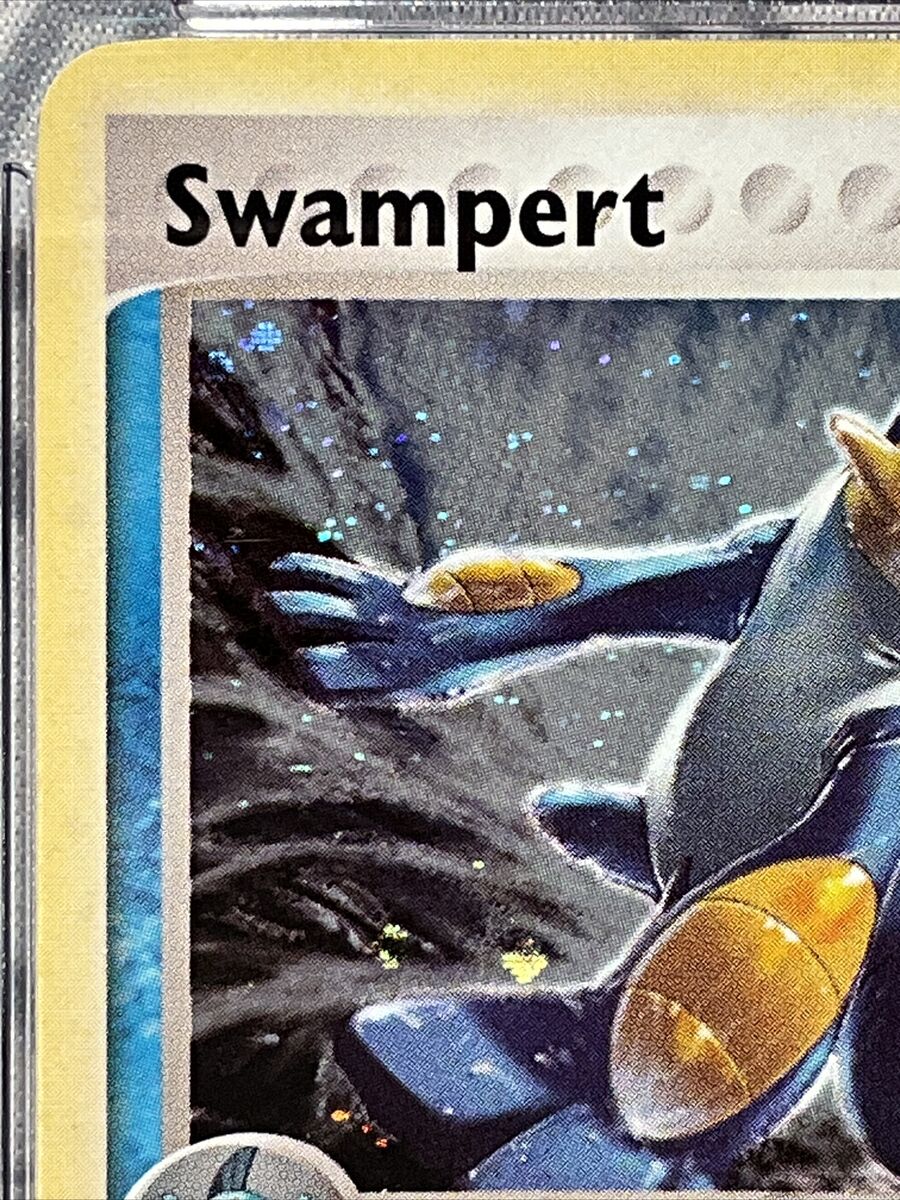 NEW CGC 10 GEM Swampert 13 SPANISH EX Ruby & Sapphire Holo NEW CGC 10 GEM Swampert 13 SPANISH EX Ruby & Sapphire Holo