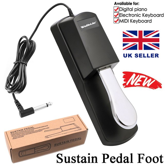 WinHolder Damper Sustain Foot Pedal Switch for Yamaha Casio Piano Keyboard UK WinHolder Damper Sustain Foot Pedal Switch for Yamaha Casio Piano Keyboard UK
