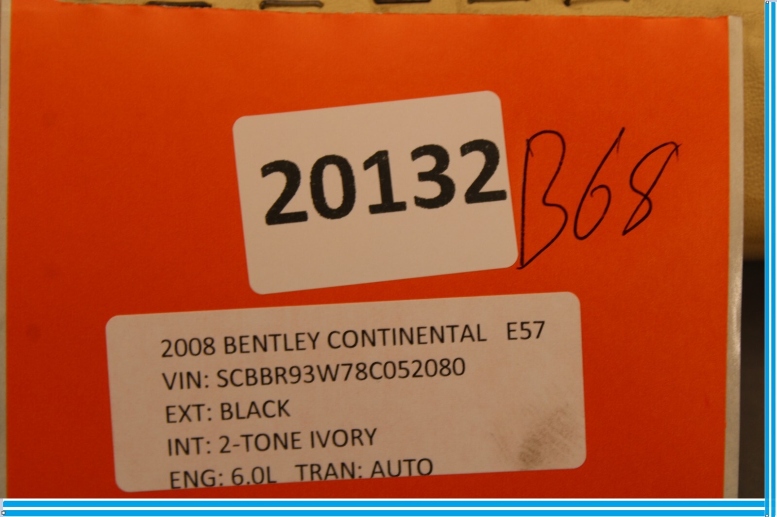 Bentley Continental 2006-2012 Insert Beige