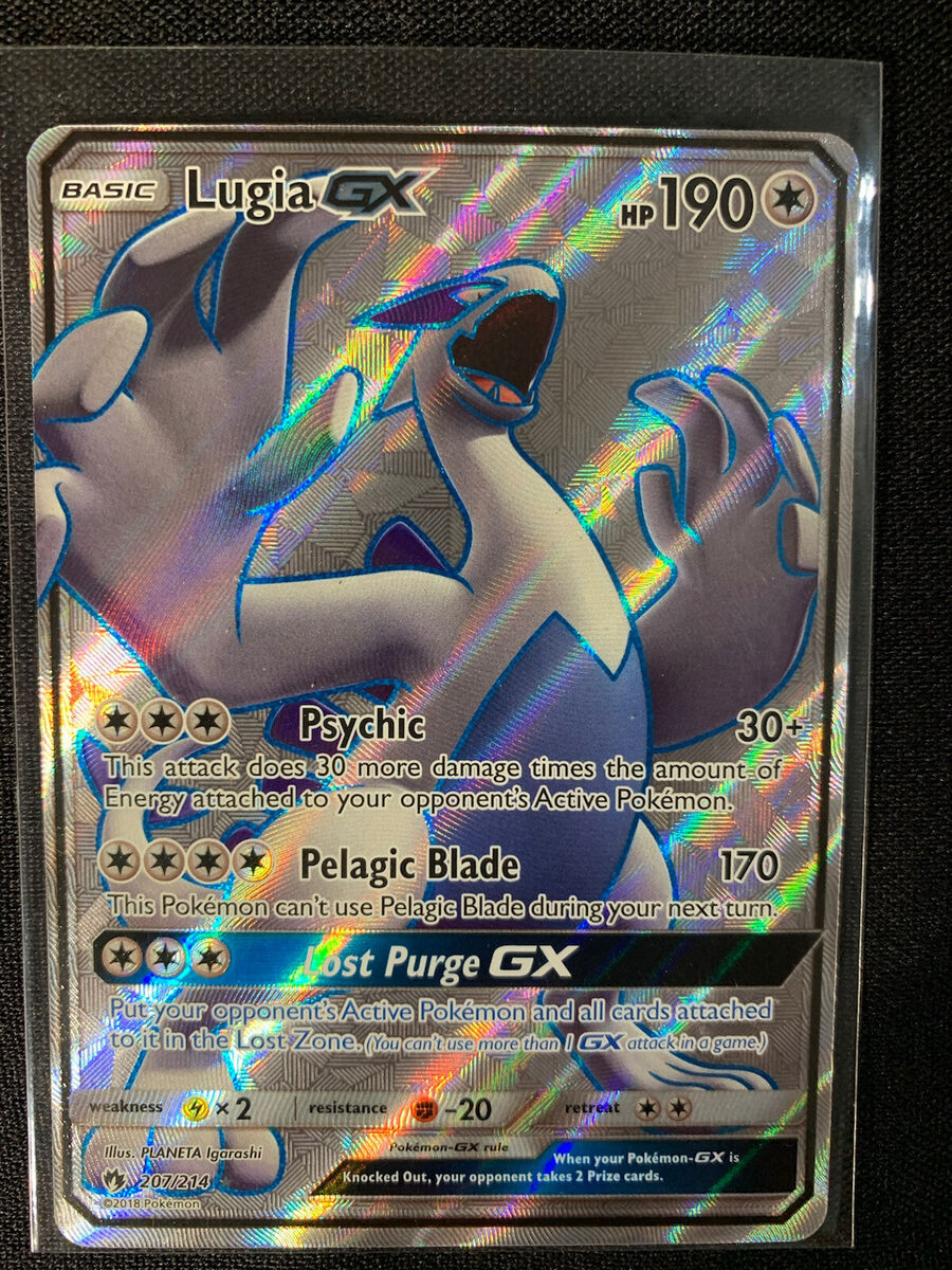Pokemon Lost Thunder Lugia GX - 207/214 Ultra Rare | eBay Pokemon Lost Thunder Lugia GX - 207/214 Ultra Rare | eBay