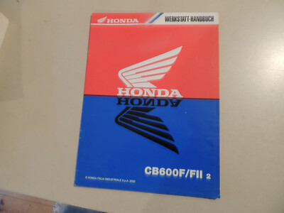 HONDA CB 600 F F2 Hornet 2002 Werkstatthandbuch Ergänzung