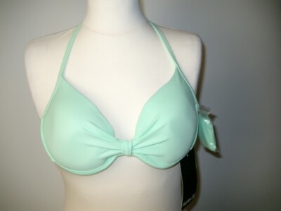 Push up Bikini Oberteil hellgrün von HURLEY Gr. 36  NEUWARE