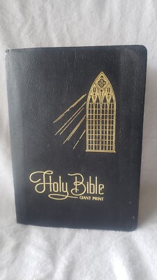 Holy Bible King James KJV Giant Print Red Letter - 1973 - Crusade Bible ...