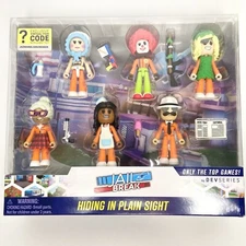 Roblox DEVSERIES JAIL BREAK Hiding In Plain Sight 6 Action Figures Virtual Code