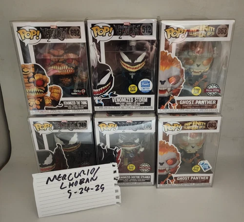 Venomized Doctor Strange Ghost Panther 6 Funko Pop Lote 512 692 749 750 863