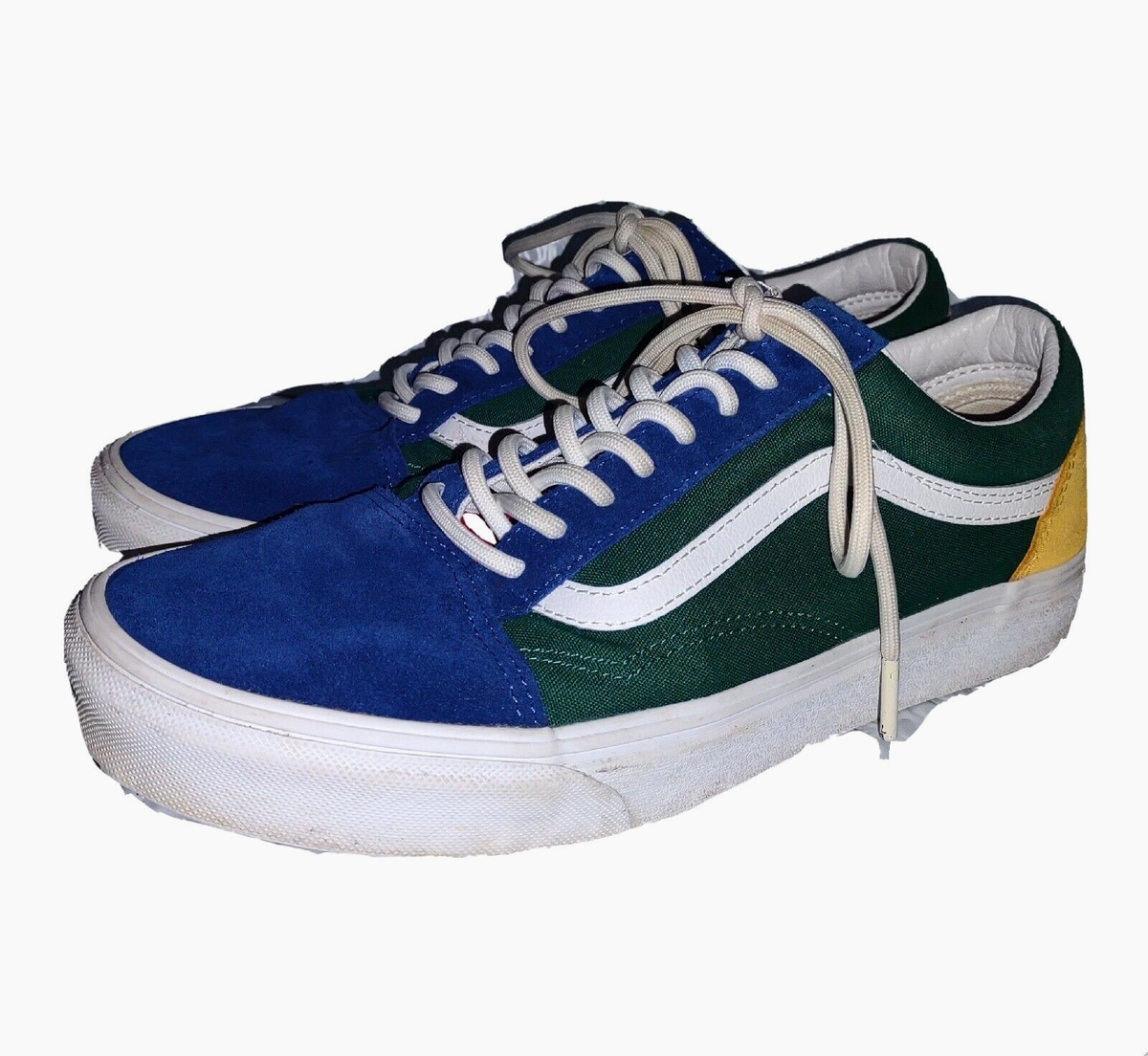Van's Men's Old Skool Yacht Club Low Top Retro Colorway LaceUp Sneakers Size 9.5 | eBay