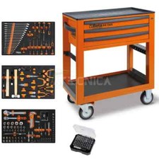 Carrello di servizio con assortimento 189 utensili Beta BW 5000S O/3M arancio