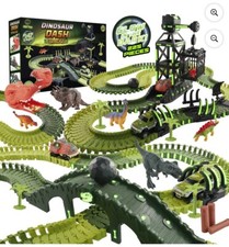 Toyz Dinosaur Dash Track 225 Piece Track For Kids Ages 3 