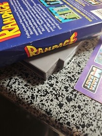 Rampage NES W/ Box Game And Manual. See Pic For Condition.