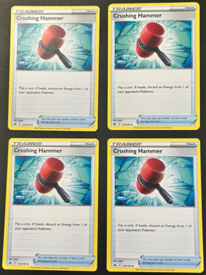 Pokemon - Crown Zenith - 4X Crushing Hammer - 125/159 - NM/M