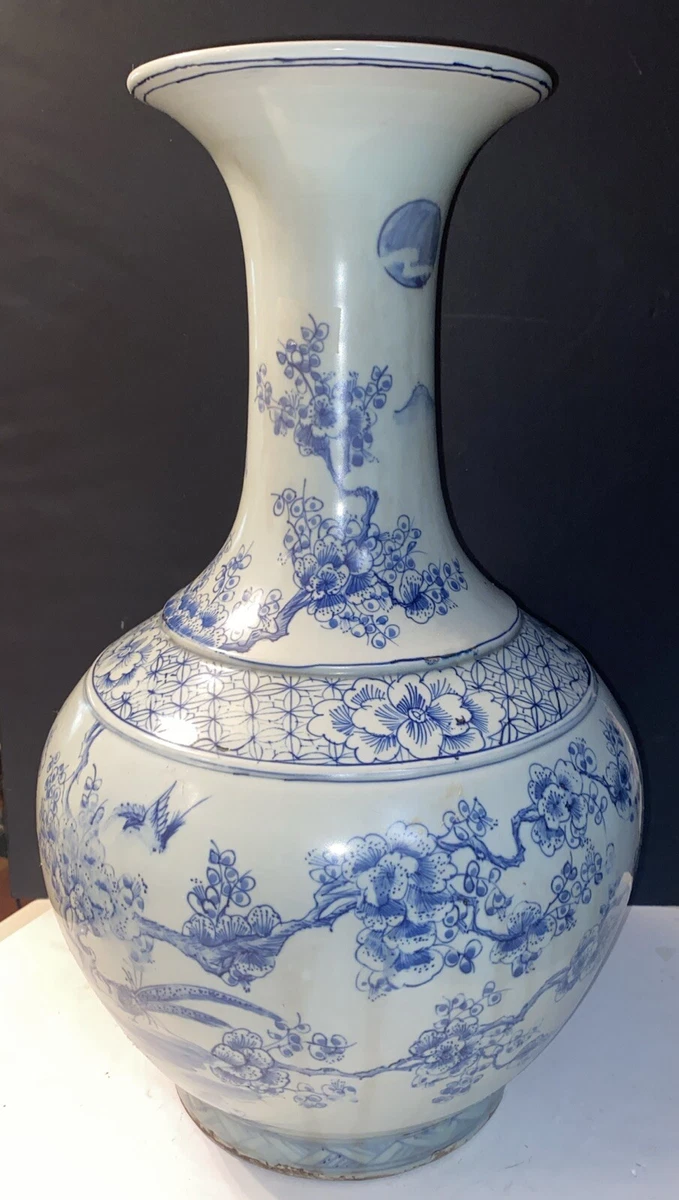 蓝色1900-1940 中国古董花瓶| eBay