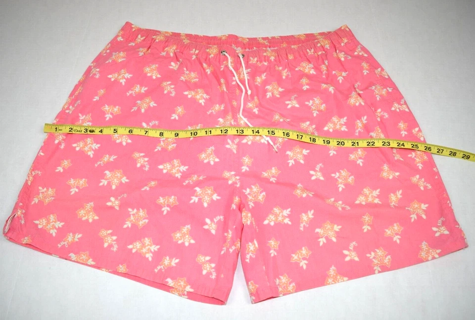 Bañador Lilly Pulitzer Vintage Talla L/XL Años 90 Rosa Naranja Flores Malla Forrado Foto 3 de 4