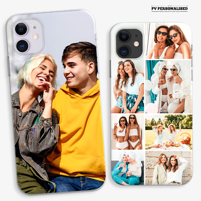 Personalisierte Handyhülle Fotocollage Cover für iPhone 15 12 13 Pro XR 14 8 Geschenk