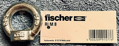 2 Stück Ringmutter RI M 8, E Handgeführte Mutter Ringmutter 36,00mm Aufschrauben