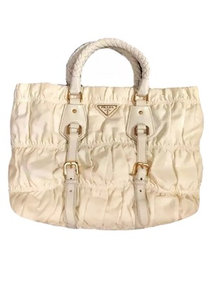 prada white nylon bag