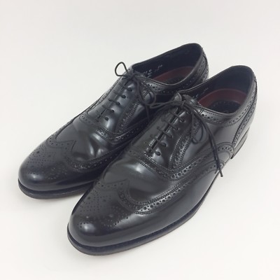 Florsheim Black Lexington Wing Tip Oxfords Size 9.5D Florsheim Lexington Men main image 3