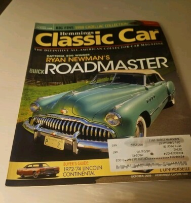 2009 October Hemmings Classic Car, Definitive All-American Classic Car Magazine