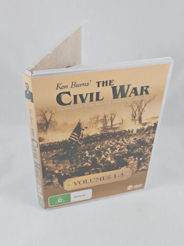 Ken Burns The Civil War: Volume 1-3 DVD (Region 4) VGC NEW CASE - Picture 1 of 4