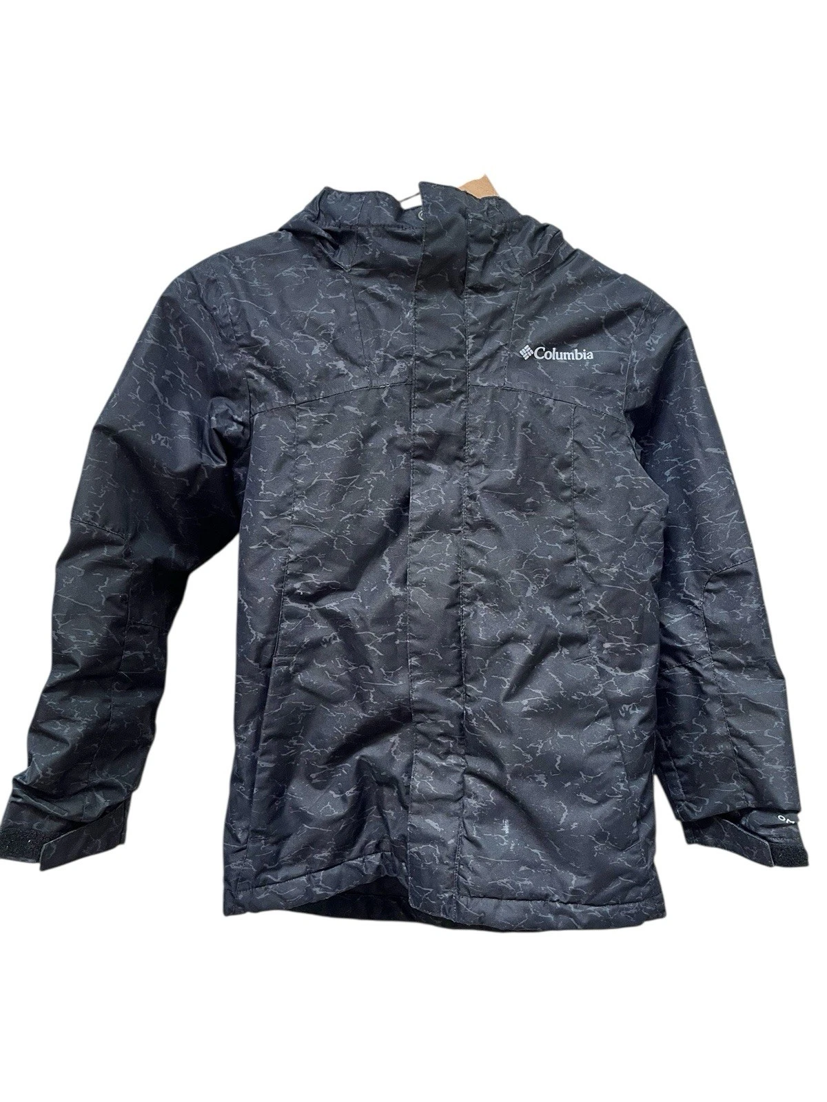 Columbia Unisex Youth Medium 10/12 Kids Jacket Coat Hooded Black Winter