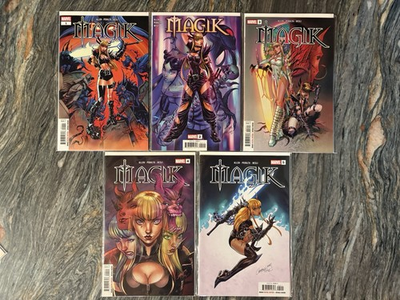 #ad MAGIK #1 5 Marvel 2025 1st print J Scott Campbell Lot Set Main Cover A $49.99