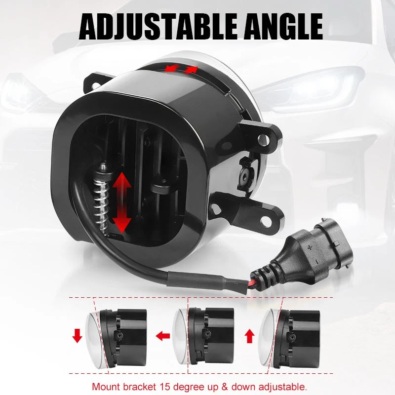 2x Luces antiniebla LED parachoques luces de conducción para Lexus IS-F LX570 CT200h GS350 RX350 Foto 4 de 4