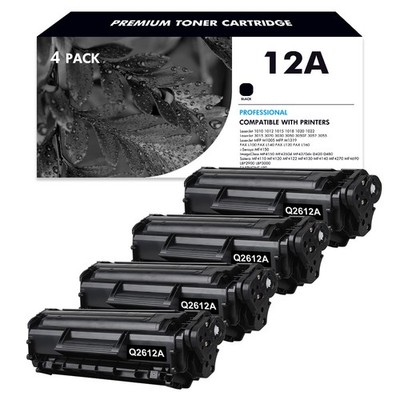 4P Q2612A Toner Cartridge Compatible for HP 12A LaserJet M1319 M1005MFP M1319MFP