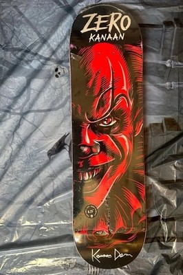 Zero Kanaan Dern pennywise Skateboard Deck Red Graphic Green Art