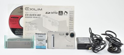 [Near MINT] CASIO EXILIM EX-S2 2.0MP Compact Digital Camera Silver From JAPAN